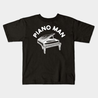 Baby Grand Piano Man Teacher Student Pianist Gifts Kids T-Shirt